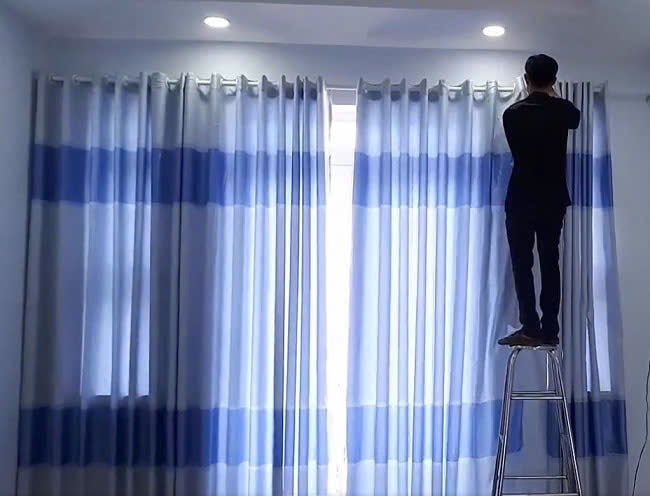 Quy trình giặt rèm cửa tại nhà